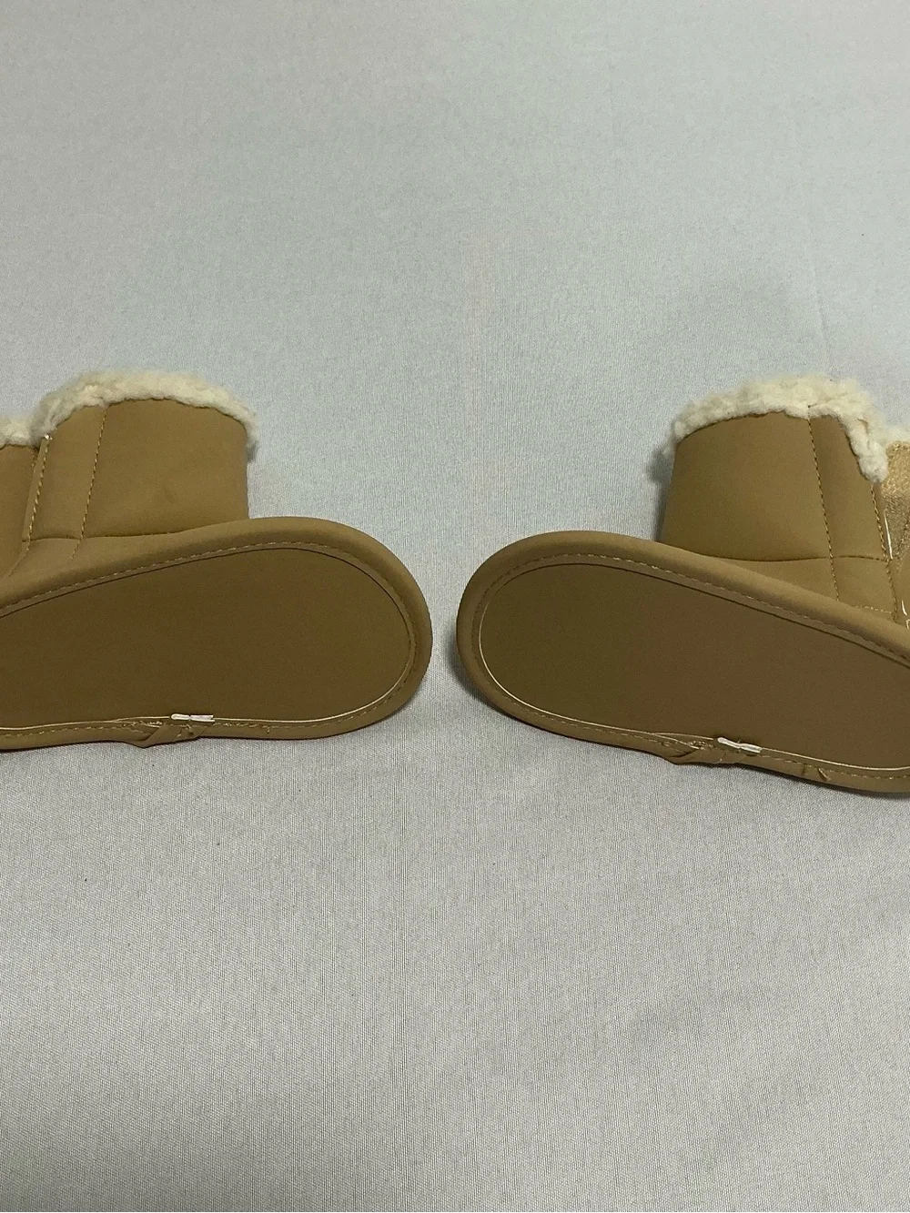 Carter's Tan Faux-Sherpa Lined Kids Boots size 3-6 months